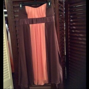 🎇GIFTED🎇Beautiful Pink Brown Party Dress!🌹Size L